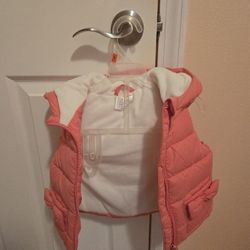 Toddler Girl Puffer Vest 3 T