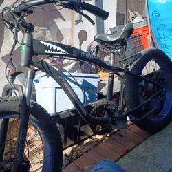 Ecotric 26" Fat Tire Shark Super Electric Bike