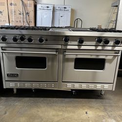 Viking 48”Wide All Gas Range Stove In Stainless Steel 