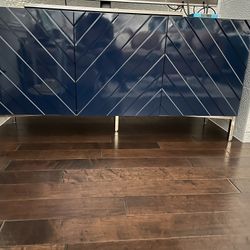 Cobalt Blue Tv Stand