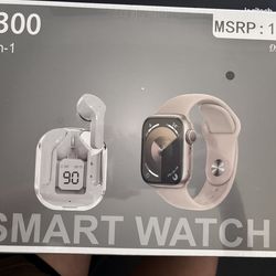 Brand  🆕 Sealed Smart Watch With Wireless Ear buds