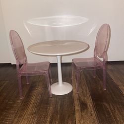 American Girl Doll Table and chairs set