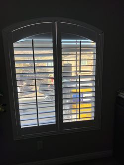 Exus Hardwood Shutters, Pure WhiteI