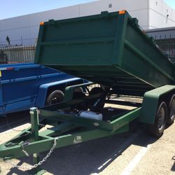 5x8x2 DUMP TRAILER TRAILA