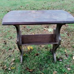 Old Wood Side Table