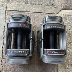 Powerblocks Sport 50 Adjustable Dumbbells 10lbs-50lbs