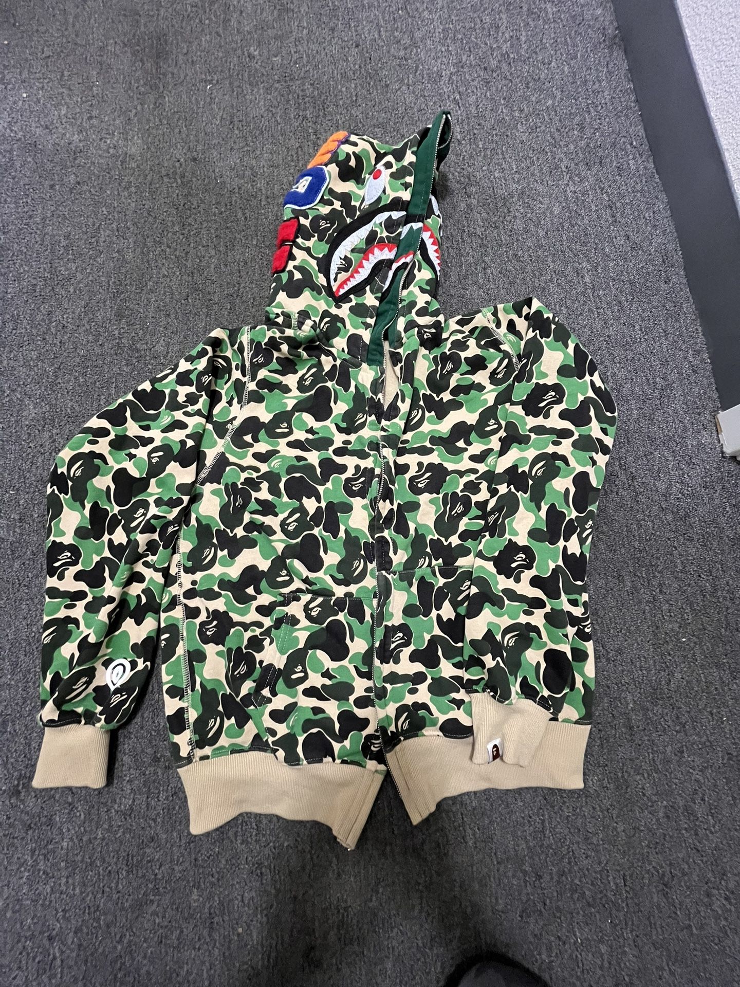 Bape Camo Double Hood hoodie