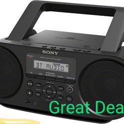 Sony Bluetooth Speaker Boombox.  CD Player, Radio. Wireless Speaker. Brand New. no retail box.