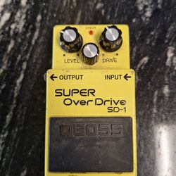 BOSS SUPER OVERDRIVE SD-1 PEDAL