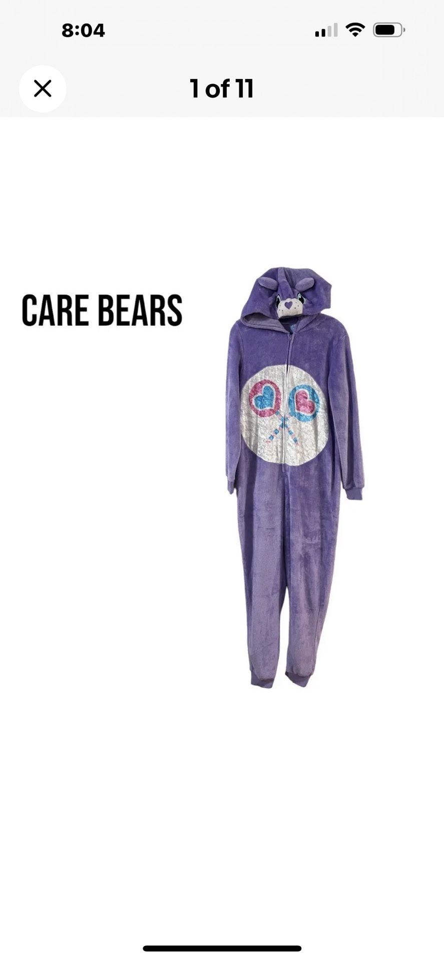 Care Bear Union Costume Womens M