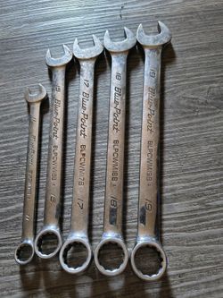 5 piece  Blue-Point Wrenches Metric Combination Set BLPCWM