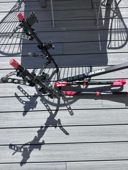 Yakima 3-Bike Hitch Rack + 2 Bike Frame Adapters