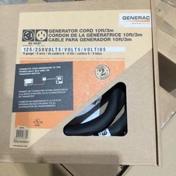 Generac 10 foot 50amp cord