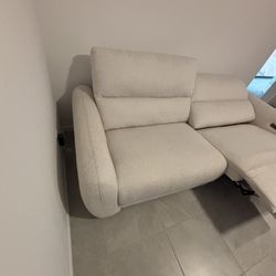 Beige Comfy Couch / Recliners 
