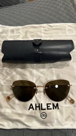 LIKE NEW AHLEM PLACE DALIDA ROSE GOLD SUNGLASSES