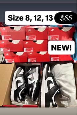 Nike dunks panda brand new sizes 12, 13, 8, 5.5, 6