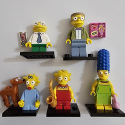 The Simpsons LEGO Minifigures LOT