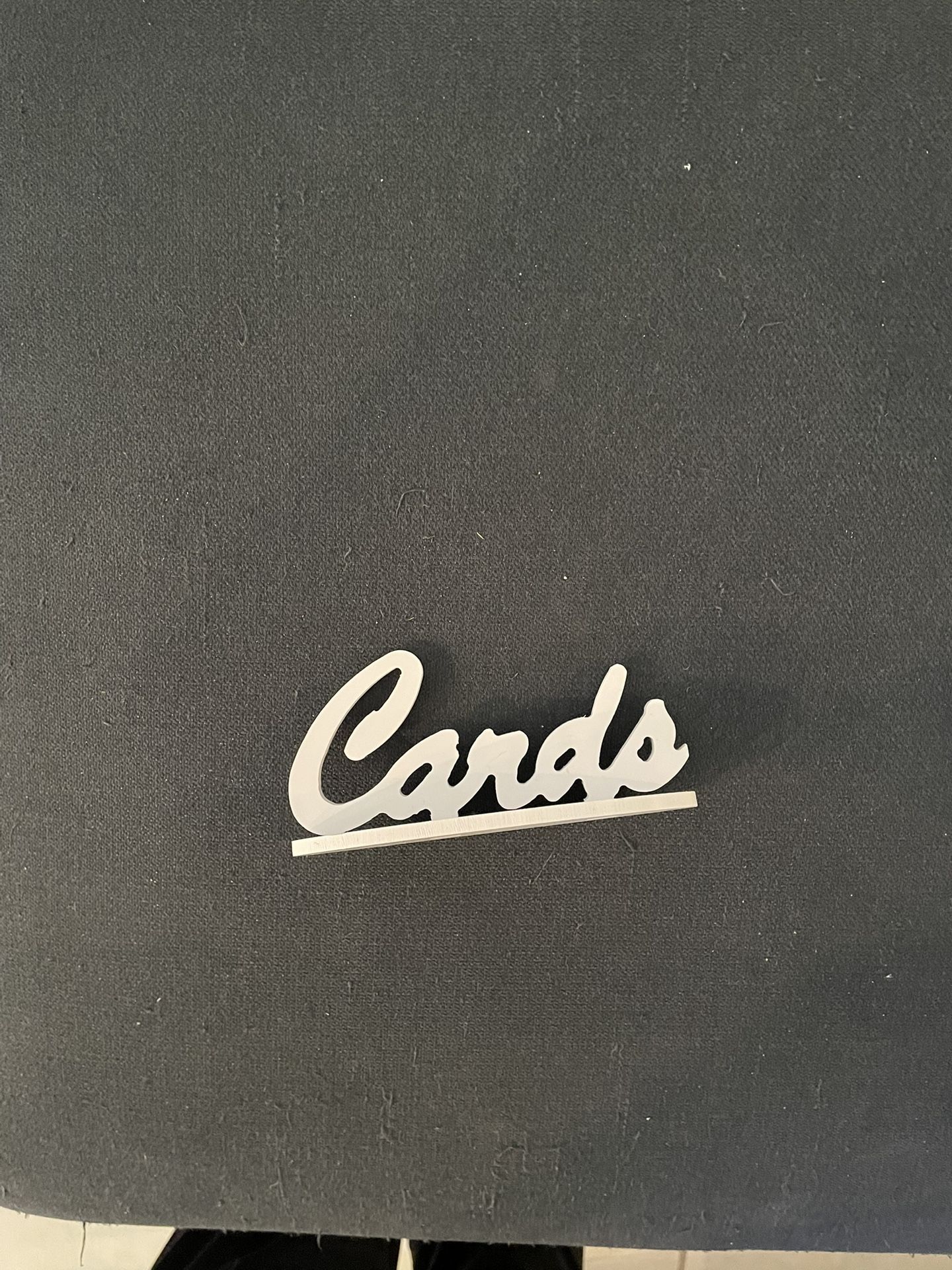 Card Box Sign