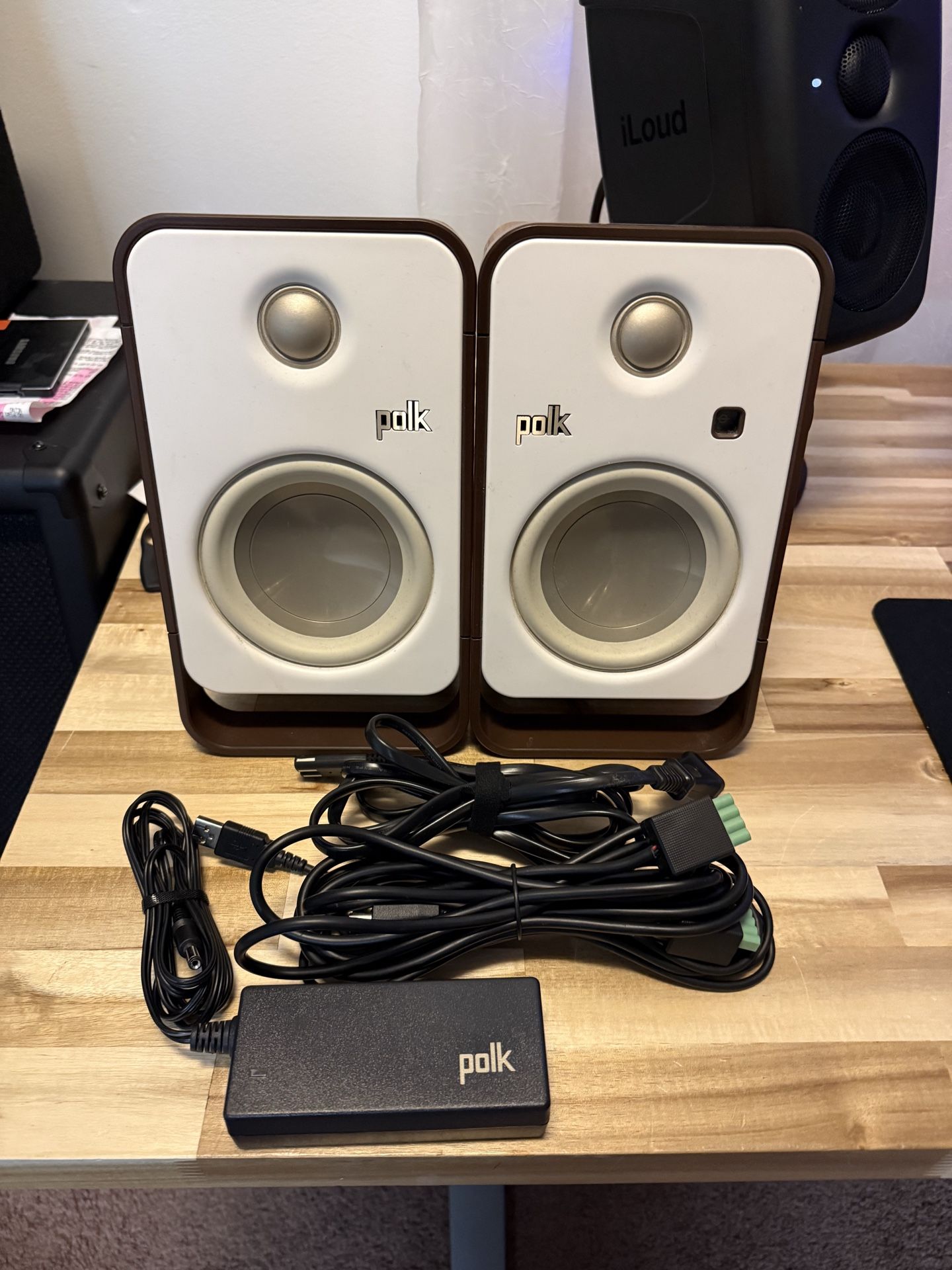 Polk Audio Hampden Powered Desktop Speakers w/ Bluetooth