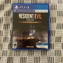 Resident Evil Biohazard PS4