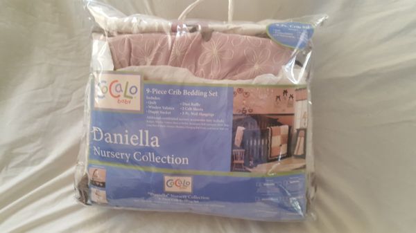 Cocalo Baby Daniella Collection 9 Piece Crib Bedding Set Please