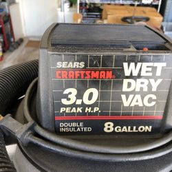 Wet / Dry Vacuum Craftsmen 