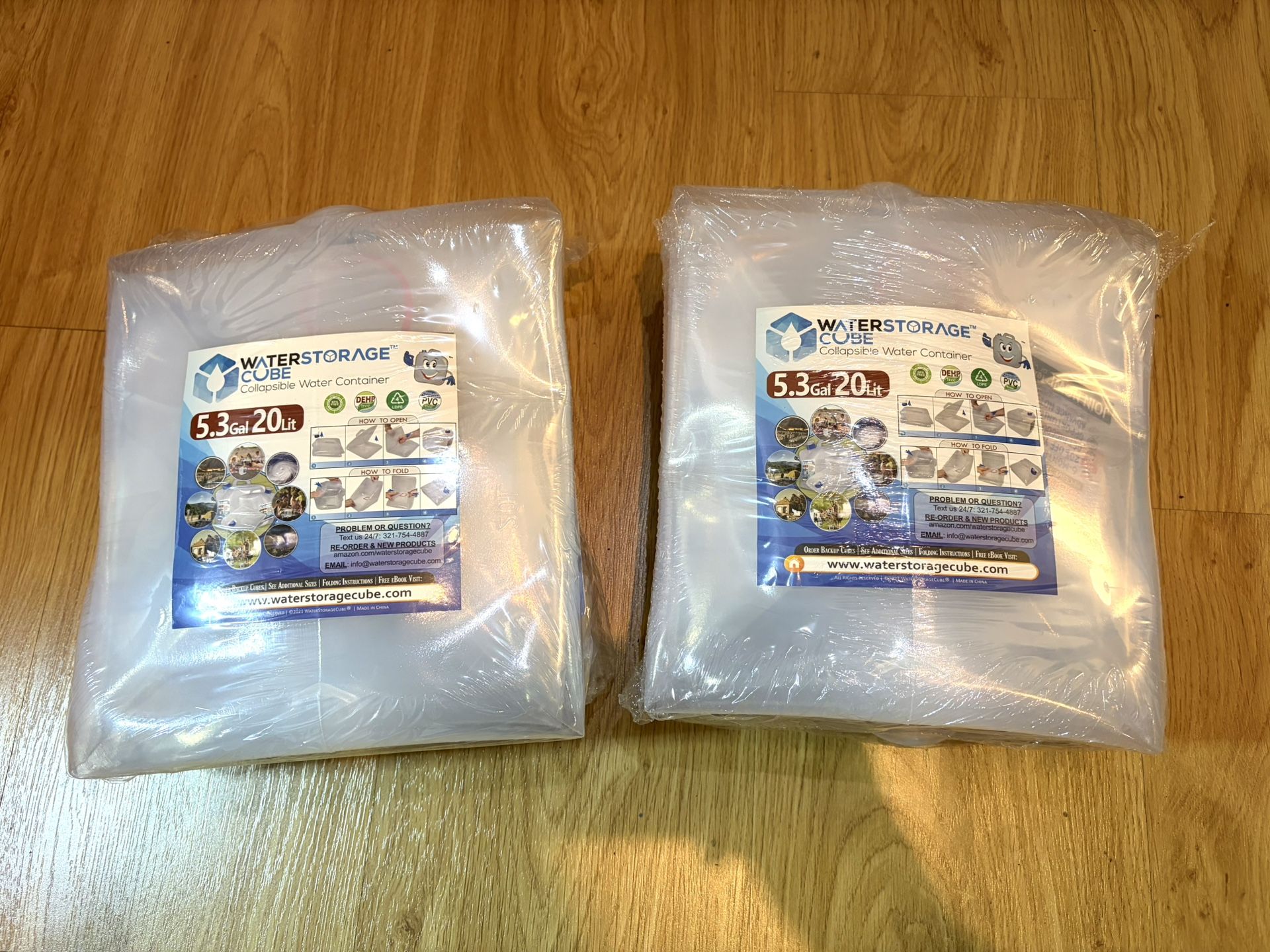 Water Storage/Dispenser Containers New In Package