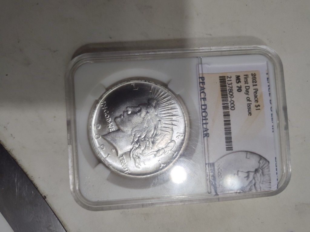 2021 100th Anniversary Peace And Morgan Dollars Replica Not Silver