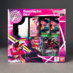 One Piece Illustration Box Vol. 4 Card Game OP-PR 4 Packs OP-12 OP-11 OP-08 2 Promo Cards TCG 2025