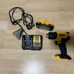 DeWalt 20V Max Cordless Heat Gun With Battery And Charger 