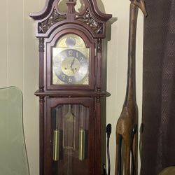 Wooden Grandfather Clock 