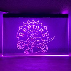 TORONTO RAPTORS LED NEON LIGHT SIGN 8x12