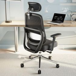 Brand New in box Ergonomic High Back Mesh Office Chair with Lumbar Support – Black