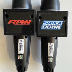 2 Rare WWE Toy Echo Microphone