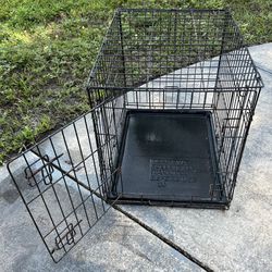 Pet Cage Dog Crate w/ Tray Height 20” Width 18” Depth 24”