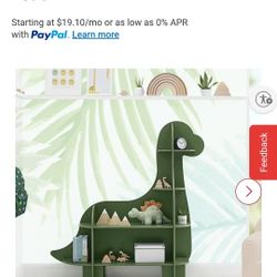 Dinosaur Bookcase 