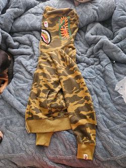 BAPE Shark Full-Zip Camo Hoodie
