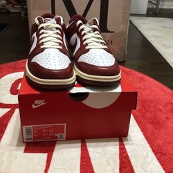 Nike Dunk Low RPM Vintage Red Size 11 Women  / Men Size 9.5. New DS $80