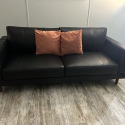 New-Black Sofa