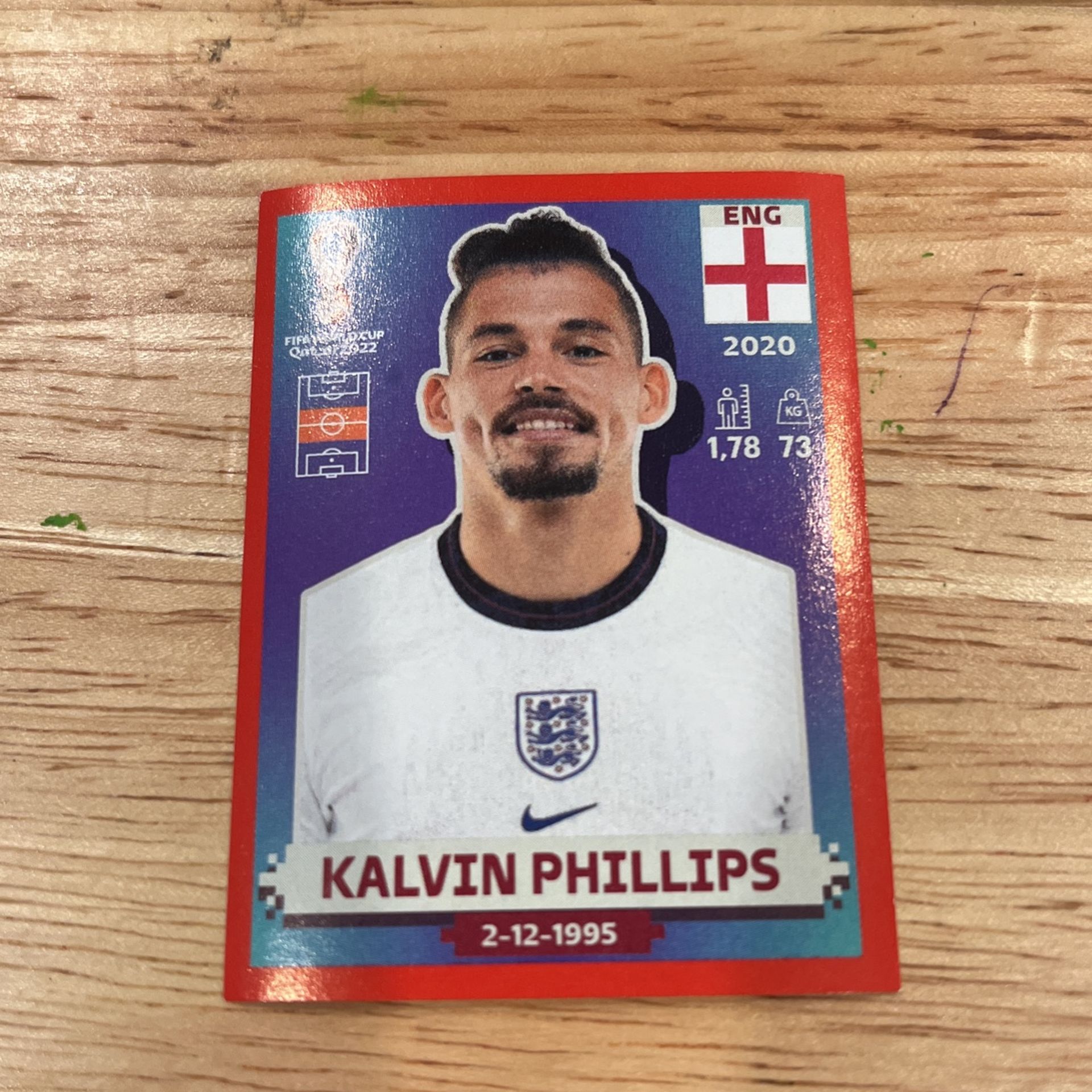 KALVIN PHILLIS Panini Qatar World Cup 2022