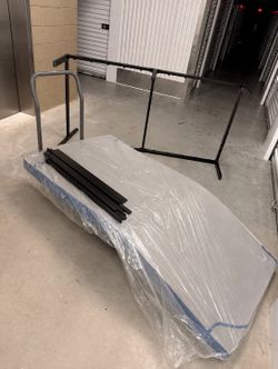 Twin XL Mattress & Metal Bed Frame Set