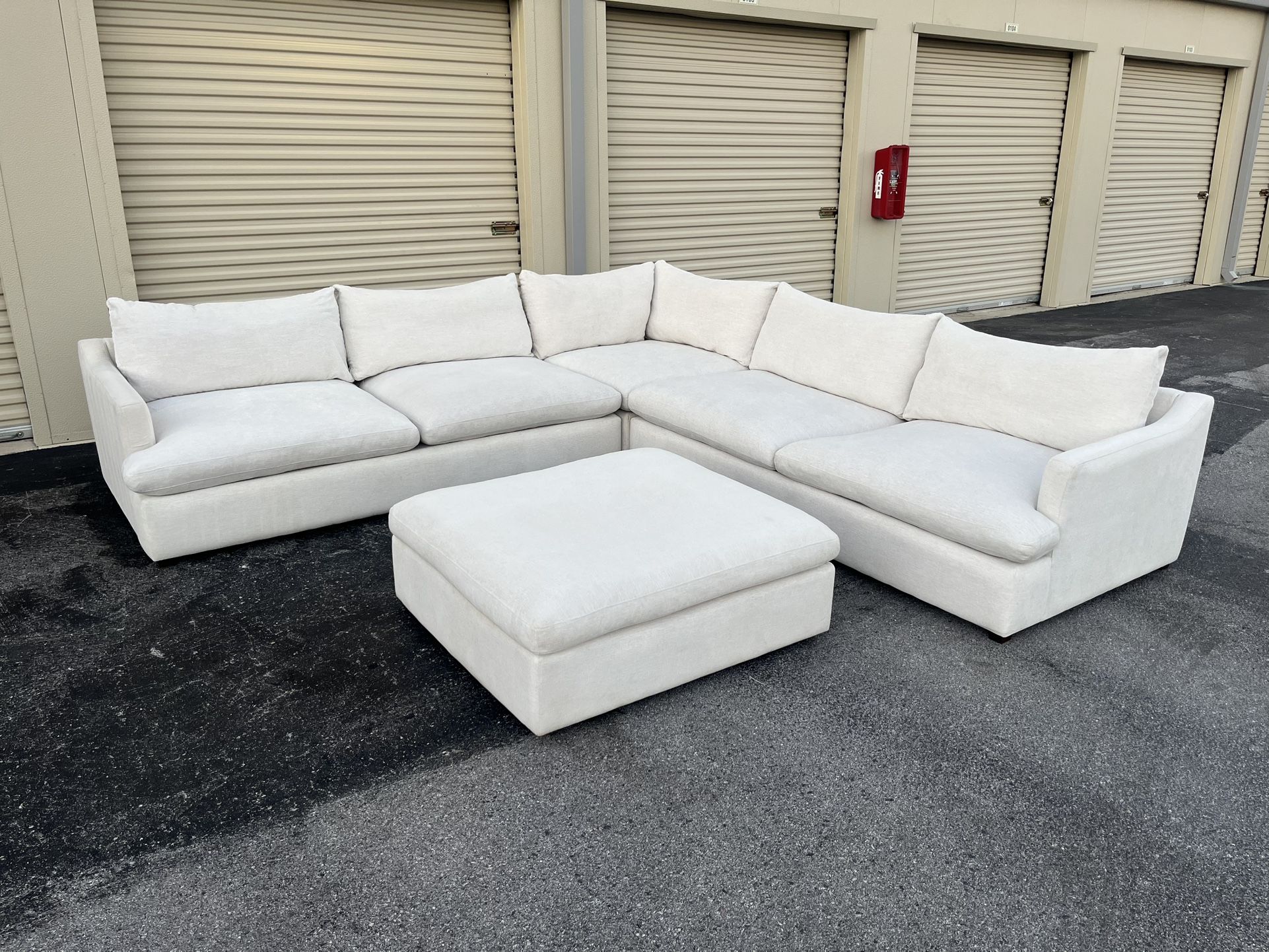 White Modern Sectional 