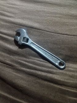 Vintage 4 Inch Armstrong Adjustable Wrench Mint.