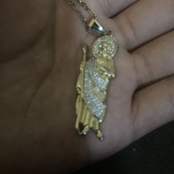 San Judas Gold Chain 