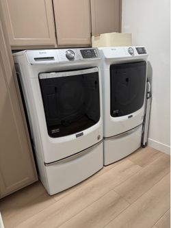 Maytag front load washer and dryer