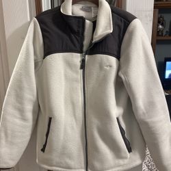 Size L Off White And Grey Jacket