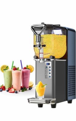 GSEICE Slush Machine Frozen Drink Maker 1 Bowl 5L Standard Pourover