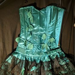 Emerald Green Pixie/ Fairy Costume Outfit. 