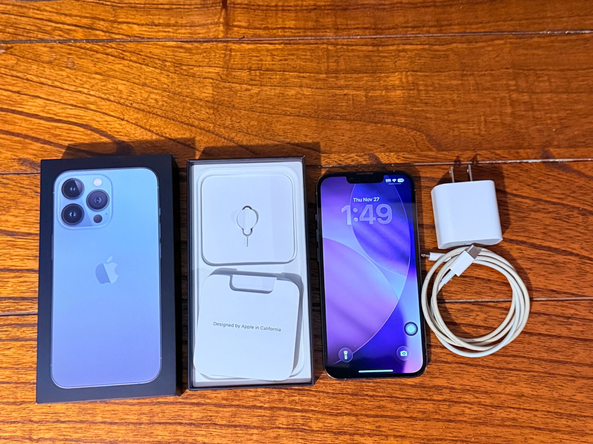 Iphone 13 Pro 256GB Sierra Blue Unlocked 