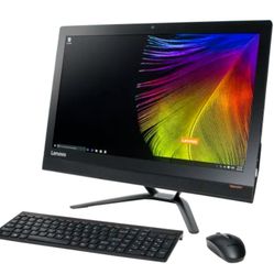 Lenovo 23" Touchscreen All In One Desktop PC Quad Core AMD 8 GB Ram 1 TB HD 1080P Touch LCD Webcam HDMI WiFi Bluetooth Windows 10